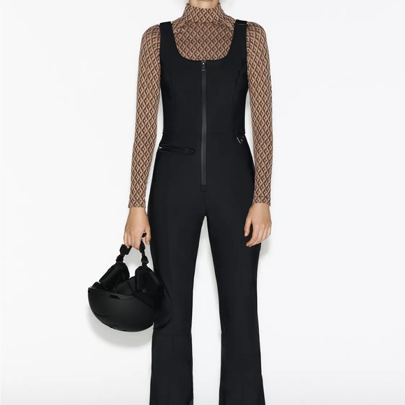 Zara Pants - Zara Black Ski Jumpsuit Goldberg Style